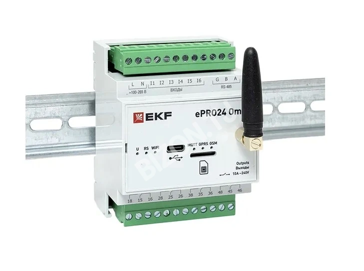 Контроллер удаленного управления 6вх/4вых Wi-Fi GSM 230 В ePRO24 Omni EKF